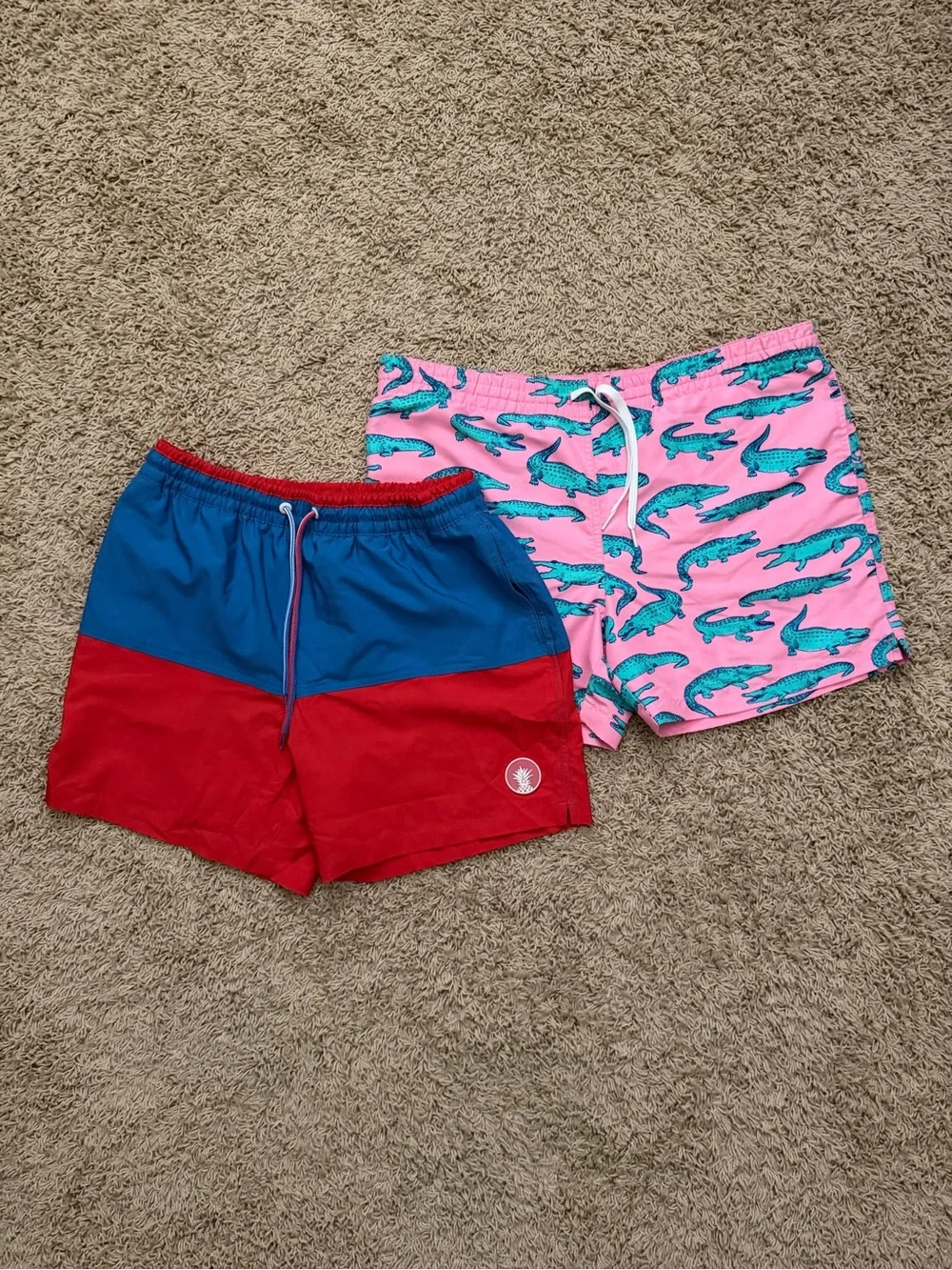 Chubbies Swim Trunks Men’s Medium 5.5” Inseam Mesh Lined Shorts Bundle